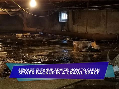 sewage leak in crawl space|How to Cleanup Sewage in a Crawl Space 